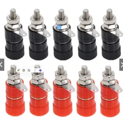 Bộ trạm loa Ổ Cắm Chuối Màu Đỏ Và Đen 4mm Chuyên Dụng
