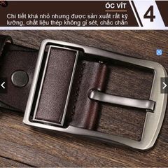 Thắt Lưng Nam Da Bò - Phong Cách Doanh Nhân Lịch Lãm