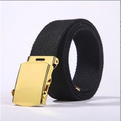 Thắt Lưng Vải Nylon Khóa lăn kiểu lính, bằng Hợp Kim – Phong Cách Hàn Quốc, Đẳng Cấp và Tiện Dụng Cho Nam & Nữ