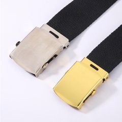 Thắt Lưng Vải Nylon Khóa lăn kiểu lính, bằng Hợp Kim – Phong Cách Hàn Quốc, Đẳng Cấp và Tiện Dụng Cho Nam & Nữ