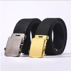 Thắt Lưng Vải Nylon Khóa lăn kiểu lính, bằng Hợp Kim – Phong Cách Hàn Quốc, Đẳng Cấp và Tiện Dụng Cho Nam & Nữ