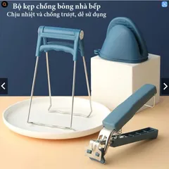 BỘ 3 DỤNG CỤ GẮP NỒI – CHỐNG BỎNG – MÀU XANH QUÝ PHÁI