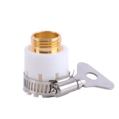 Đầu nối vòi lọc đa năng bằng silicon màu trắng-Có thể sử dụng cho dây cấp nước, dây sen, 21MM