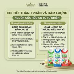 Sữa Khỉ hữu cơ Orgain Kids Protein Shake 244ml Vani/ Dâu/ Socola – 8g Protein, 22 Vitamin, 3g Chất Xơ