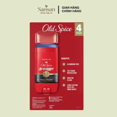Lăn Khử Mùi Nam Old Spice Swagger 85g, Khử Mùi 24H, Không Nhôm, Hương Gỗ Nam Tính - Nội địa Mỹ