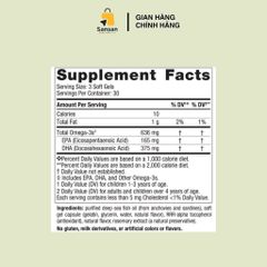 TPBVSK Nordic Children's DHA Xtra 880mg, dạng lỏng/ viên nang mềm 90 viên - Nội địa Mỹ