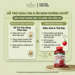 Kẹo dẻo Giấm Táo Nature’s Truth Apple Cider Vinegar 1200mg - Nội địa Mỹ