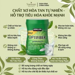 Bột Bổ Sung Chất Xơ Hòa Tan Optifiber Kirkland Signature Tự Nhiên 760g - Nội địa Mỹ