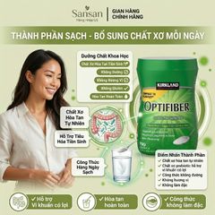 Bột Bổ Sung Chất Xơ Hòa Tan Optifiber Kirkland Signature Tự Nhiên 760g - Nội địa Mỹ