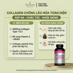 TPBVSK NeoCell Collagen + Vitamin C & Biotin 6000mg (360 Viên) – Đẹp Da, Chắc Tóc, Khỏe Móng