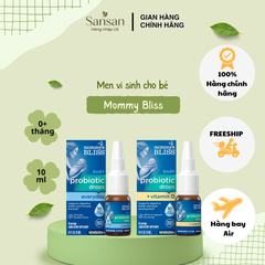 TPBVSK Men vi sinh Mommy's Bliss Baby Probiotics Drops với Vitamin D 10ml - Nội địa Mỹ