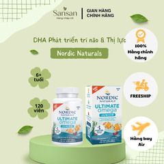 TPBVSK Viên dầu cá Nordic Naturals Ultimate Omega Junior Softgels cho bé 6-12 tuổi, 680mg 120 viên - Nội địa Mỹ