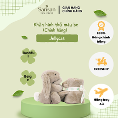 Khăn Thỏ Jellycat Bashful Bunny Soother - Mỹ