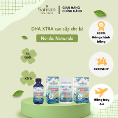 TPBVSK Dầu cá Nordic Naturals Children's DHA xtra dành cho bé 880mg, hương vị quả mọng 60ml, 90 viên - Nội địa Mỹ