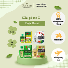 Dầu Gió Xanh Eagle Brand Chính Hãng - Sản Phẩm Medicated Oil Nổi Tiếng Từ Singapore, Hỗ Trợ Giảm Đau, Giảm Ngứa
