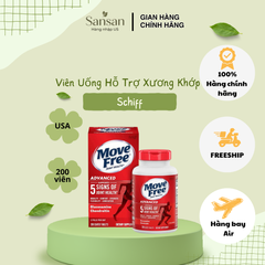 Viên Uống Bổ Khớp Schiff Move Free Joint Health Advanced 200 Viên - Hỗ Trợ Sức Khỏe Xương Khớp, Giảm Đau Khớp, Tăng Cường Linh Hoạt