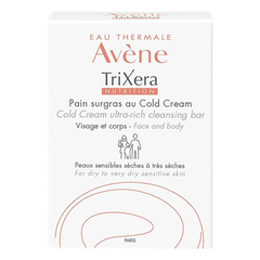 Xà Bông Tắm Rửa Mặt Avène TriXera Nutrition Cold Cream 100g cho Da Khô Nhạy Cảm