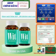 Viên uống Wit giúp tăng cường thị lực, giảm mờ mỏi mắt hộp 60 Viên & 30 Viên 718473