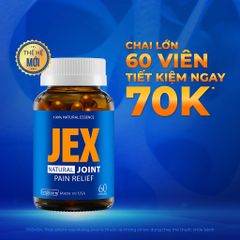 Combo 2 hộp JEX 60 Viên giảm đau, bảo vệ xương khớp tặng 1 hộp Jex 15 viên 718471