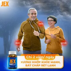 Viên uống JEX Thế Hệ Mới hỗ trợ tăng cường tái tạo sụn và xương khớp hộp 60 viên & 30 viên 718476