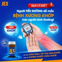 Viên uống JEX Thế Hệ Mới hỗ trợ tăng cường tái tạo sụn và xương khớp hộp 60 viên & 30 viên 718476