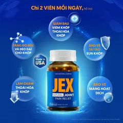 Viên uống JEX Thế Hệ Mới hỗ trợ tăng cường tái tạo sụn và xương khớp hộp 60 viên & 30 viên 718476