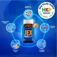 Viên uống JEX Thế Hệ Mới hỗ trợ tăng cường tái tạo sụn và xương khớp hộp 60 viên & 30 viên 718476