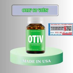 Viên uống OTIV cải Thiện Đau Đầu, Mất Ngủ, Hoạt Huyết Não hộp 60 viên