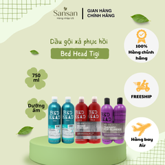 Dầu Gội Xả Phục Hồi Tóc Khô Xơ Bed Head Tigi Đỏ 750ml - Dưỡng Ẩm Sâu & Bảo Vệ Tóc Hư Tổn Mỹ