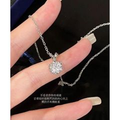 Set Bạc 3 món, Bạc 925 : DÂY CHUYỀN + HOA TAI + NHẪN (FULL BOX - Thương hiệu Swarovski Thiên nga )