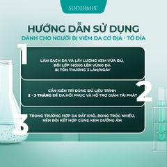 Sodermix - Kem Bôi Viêm Da Cơ Địa Hỗ Trợ Giảm Viêm Da, Ngứa Ngáy, Eczema, Chàm Tổ Đỉa