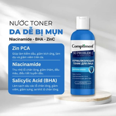 Nước Hoa Hồng Compliment No Problem BHA Zinc Niacinamide