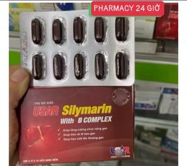Viên uống Silymarin hỗ trợ giải độc gan,Hộp 60 viên