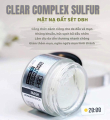 Mặt Nạ Giảm Mụn Ẩn DBH Clear Complex Sulfur
