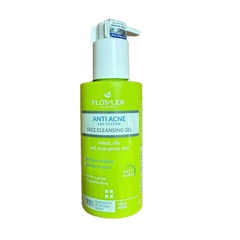 Sữa Rửa Mặt Floslek Chống Mụn – Gel Rửa Mặt Kháng Khuẩn Cho Da Dầu, Giảm Mụn Đầu Đen, Làm Dịu Tổn Thương Da 125ml