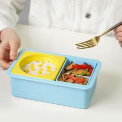 Hộp Cơm Giữ Nhiệt LocknLock Yummy Lunch Box Kèm Túi, Sticker -1450ml