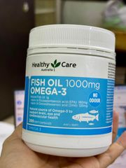 Dầu cá Healthy Care Fish Oil 1000mg 200 viên sức khỏe