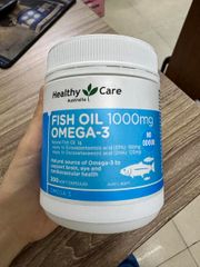 Dầu cá Healthy Care Fish Oil 1000mg 200 viên sức khỏe