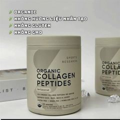 Collagen Sports Research Organic Peptides 227g – hỗ trợ da, tóc, móng