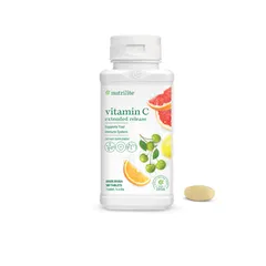 Vitamin C Amway Nutrilite 180 Viên – Tăng Sức Đề Kháng, Hỗ Trợ Da Khỏe Đẹp 719002