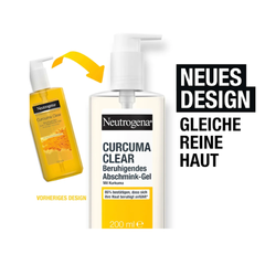 Sữa Rửa Mặt Nghệ Neutrogena Curcuma Clear 3-in-1 - Giúp Sạch Da, Mờ Thâm, Tẩy Trang Hiệu Quả, Dành Cho Da Nhạy Cảm