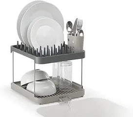  Giá úp bát đĩa 2 tầng Joseph Joseph Duo 2-Tier Dish Rack 851660 (Grey)