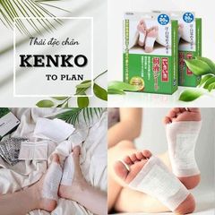Miếng Dán Thải Độc Chân Kenko To Plan Foot Sheet Nhật Bản Hộp 30 Miếng