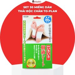 Miếng Dán Thải Độc Chân Kenko To Plan Foot Sheet Nhật Bản Hộp 30 Miếng