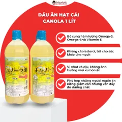 Dầu Ăn Hoa Cải Ajinomoto JOYL Không Cholesterol 1 Lít Nhật Bản