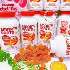 [ Hàng Mỹ ] Kẹo Dẻo Vitamin Tổng Hợp SmartyPants Kids Formula Multivitamin Omega 3, Vitamin D3 & Choline cho bé từ 4y
