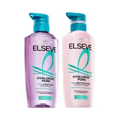 Bộ Gội Xả L’Oréal Paris Elseve Hyaluron 72H Pure/Moist 620ml 375ml - Tóc Mềm Mượt Nhẹ Bồng 720780