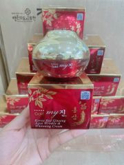 Kem Dưỡng Trắng Da My Gold Korea Red Ginseng Aqua Wrinkle & Whitening