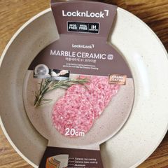 Chảo Nhôm Chống Dính Marble Ceramic IH Locknlock -20cm - Dùng Cho Mọi Loại Bếp