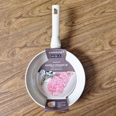 Chảo Nhôm Chống Dính Marble Ceramic IH Locknlock -20cm - Dùng Cho Mọi Loại Bếp